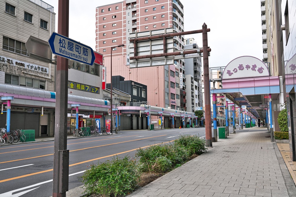 松屋町駅周辺の治安について